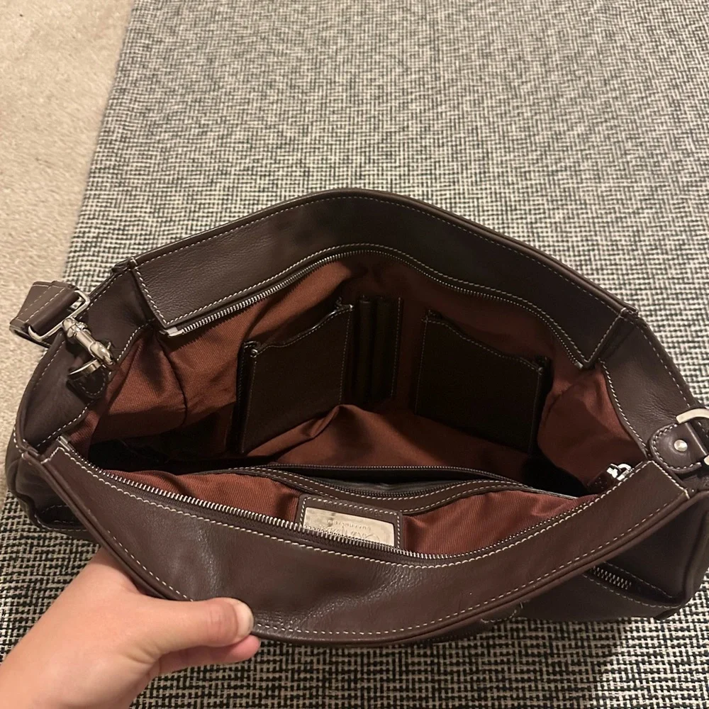Cole Haan Brown Leather Travel Bag
